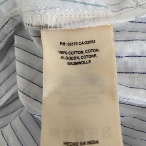 Anthropology Holding Horses Striped Button-Down Tunic XS - Picture 5 of 6